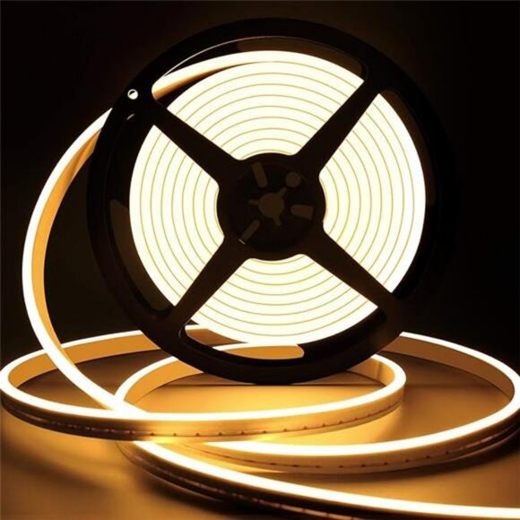 Warm White LED Neon Rope Light 16ft Waterproof Dimmable Strip for Home Decor - Picture 7 of 7